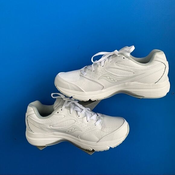 Saucony Omni S50204-1 Size 10 White Walking shoes brand new - Picture 1 of 8